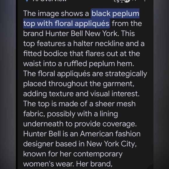 Leather and lace Hunter Bell Black Mesh classy sexy sz 0 - Picture 9 of 9